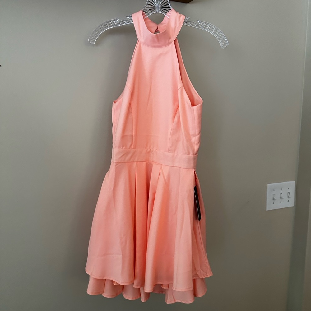 NWT Lulu’s Coral Mini Dress